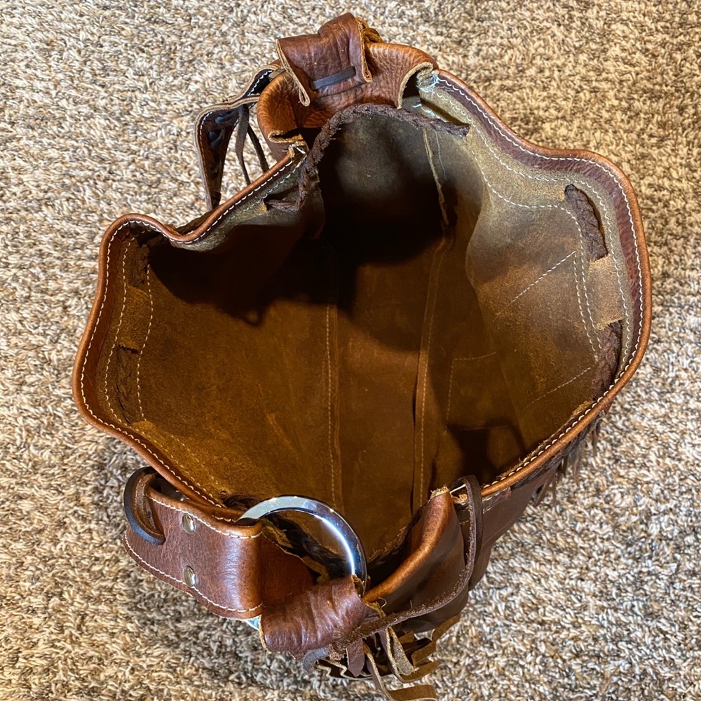 Gorgeous handmade leather bag - Picture 5 of 8